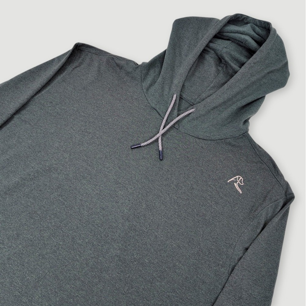 Rhoback Hesi Performance Hoodie Men XL Green Activewear Golf Casual Athleisure